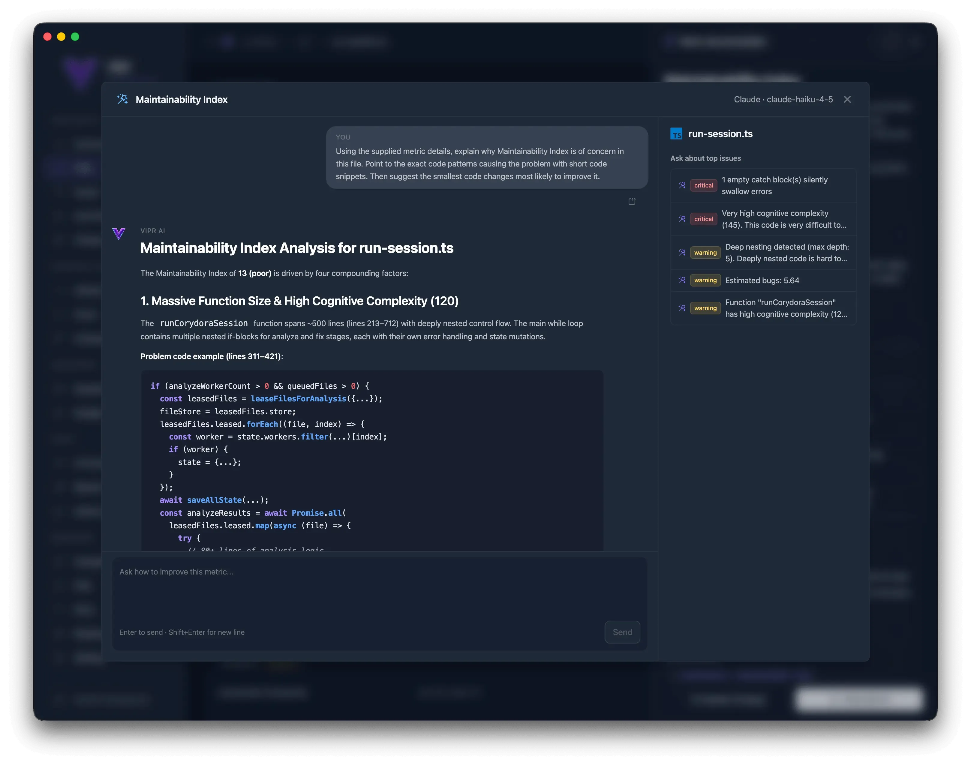 Vipr Desktop. Agentic Analysis.